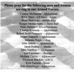 Prayers for the Armed Forces 150111