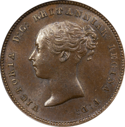 Half Farthing 1843